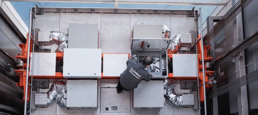 Ascensor Centro Botín Máquinas